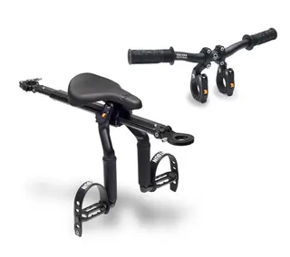 Kids Ride Shotgun Pro Barnesete Combo Sett med Pro barnesete og styre, 2. gen