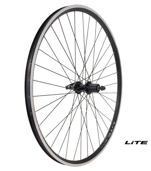 LITE V-brems/CL 26"/559 Bakhjul Sort NEXT II felg, 8/9/10/11 Boss,Stikkakse 