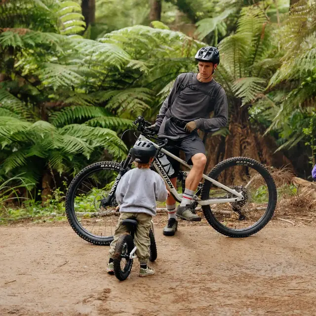 Kids Ride Shotgun DirtHero Balansesykkel 14", 3-5 år, MTB, m/Magura skivebrems 