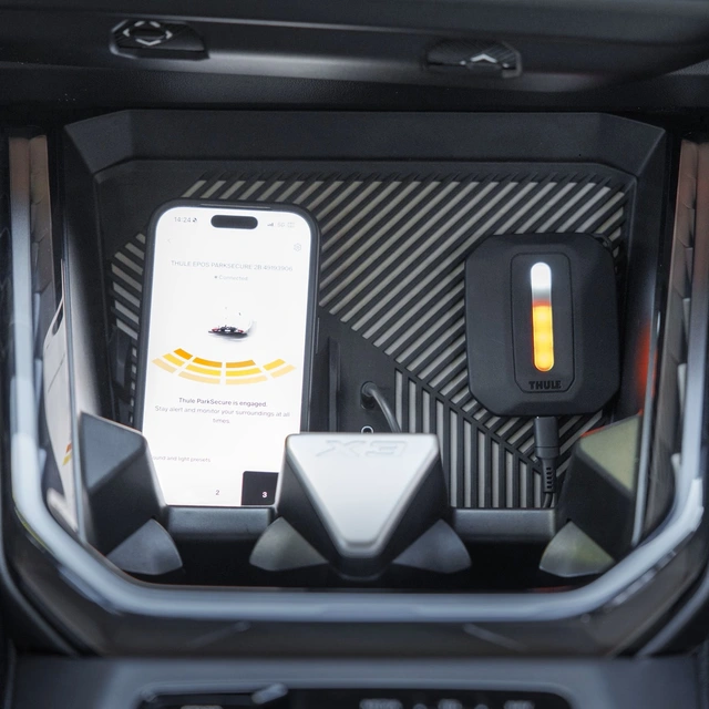 Thule Epos ParkSecure for 3 sykler Nå også med parkeringssensor 