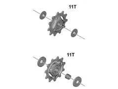 Shimano 105 Trinsehjul par RD-R7100, 12-delt