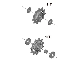 Shimano 105 Trinsehjul par RD-R7100, 12-delt