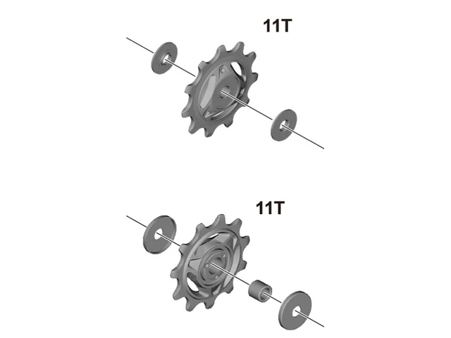 Shimano 105 Trinsehjul par RD-R7100, 12-delt 