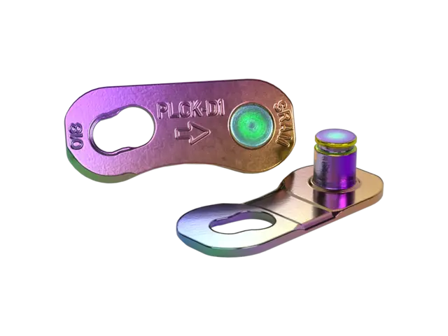 SRAM PowerLock Flattop Kjedelås Rainbow, 12-delt 