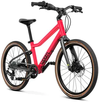 Woom Explore 4 20" Neon Pink, LTD EDT 8kg, 6-8 år, 115-130cm