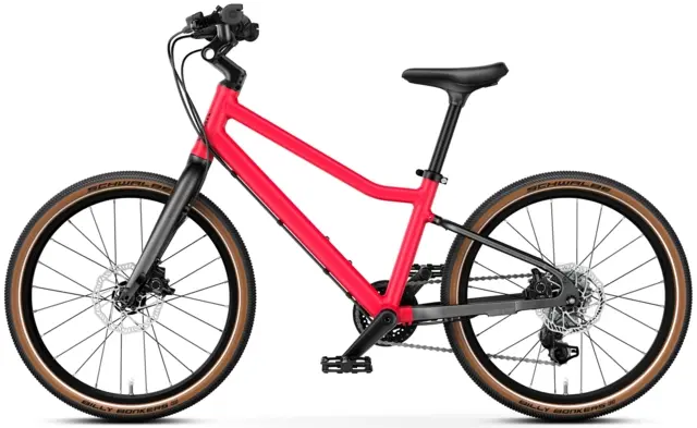 Woom Explore 4 20" Neon Pink, LTD EDT 8kg, 6-8 år, 115-130cm 
