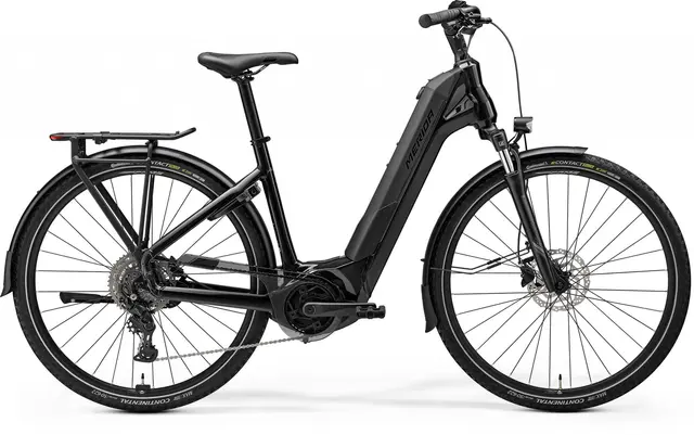 Merida eFloat City 400 EQ Metallic Black/Gunmetal Grey, XS 