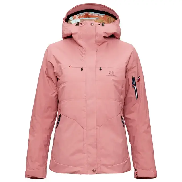 Elevenate W St Moritz Jacket L Dark Strawberry L 