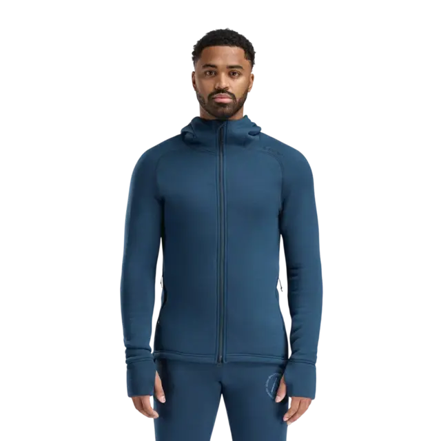 Aclima FleeceWool Hooded Jacket M's Midnight Navy S 