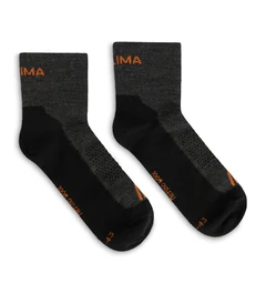 Aclima Running Wool Socks 2-pack Grey/Jet Black 36-39