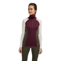 Aclima WarmWool Polo W's Fig/Tarmac/Nature XS