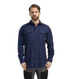 Aclima ReBorn woolshirt M's Navy Melange S