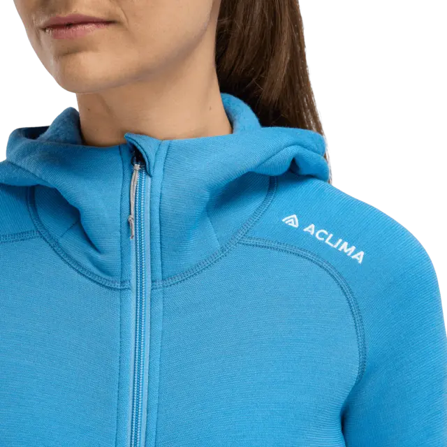 Aclima FleeceWool Hooded Jacket W's Niagara XS 