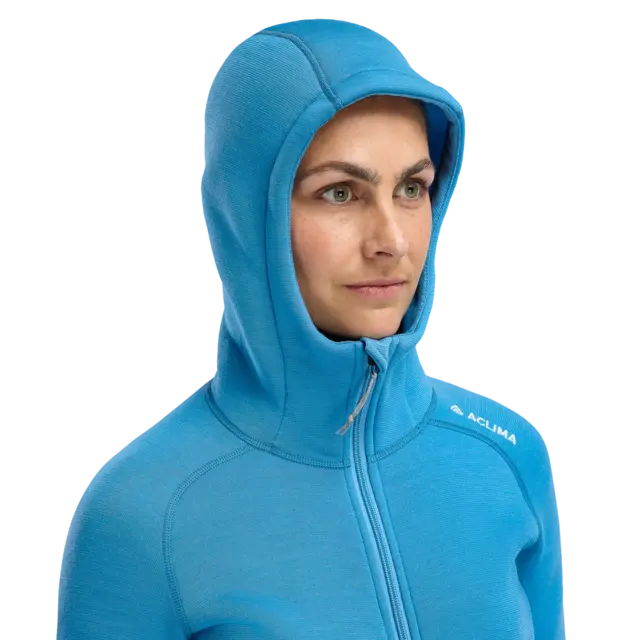 Aclima FleeceWool Hooded Jacket W's Niagara XS 