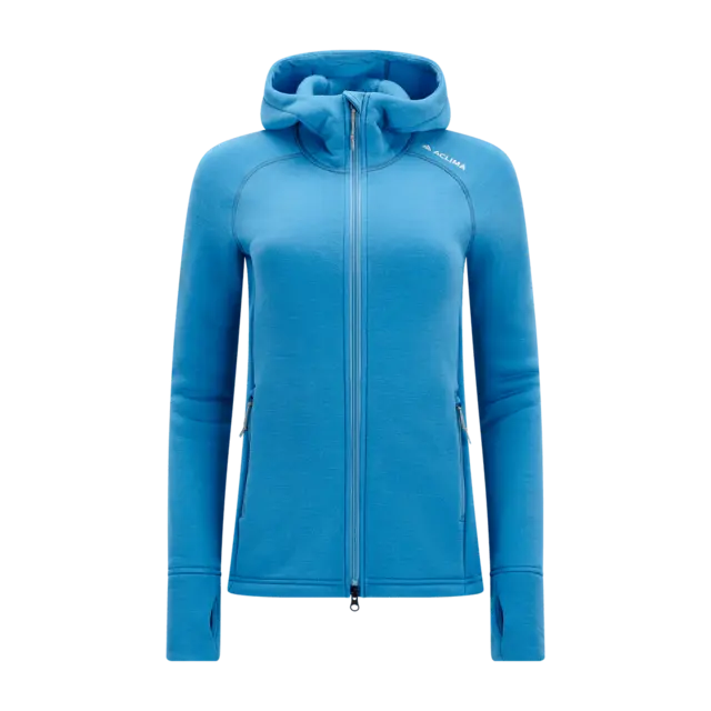 Aclima FleeceWool Hooded Jacket W's Niagara XS 