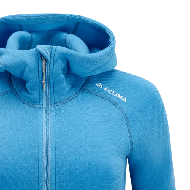Aclima FleeceWool Hooded Jacket W's Niagara XS 