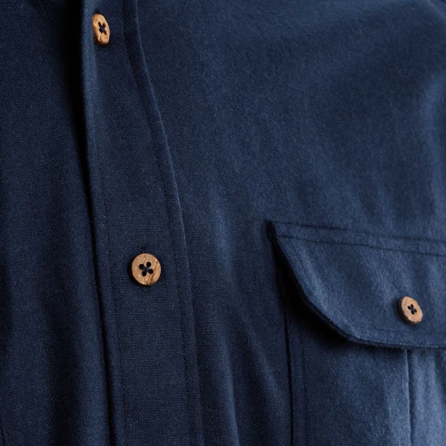 Aclima ReBorn woolshirt M's Navy Melange S 