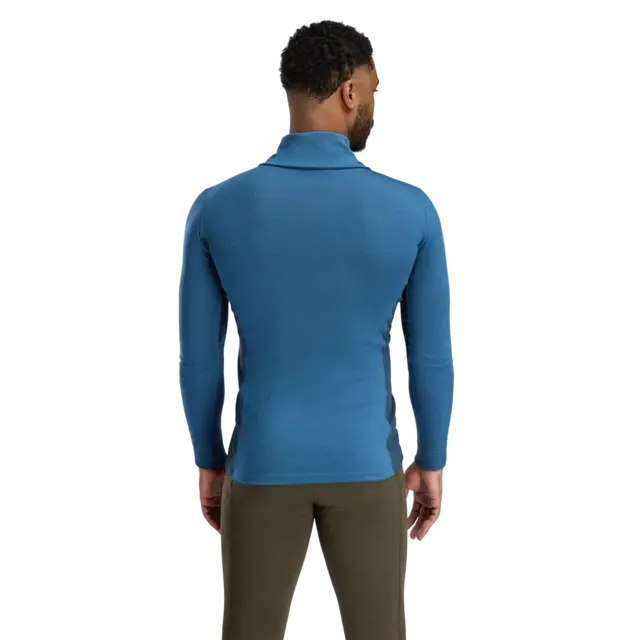 Aclima WarmWool Polo M's Blue Fusion/Midnight Navy M 
