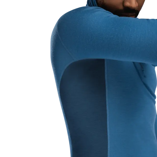 Aclima WarmWool Polo M's Blue Fusion/Midnight Navy M 