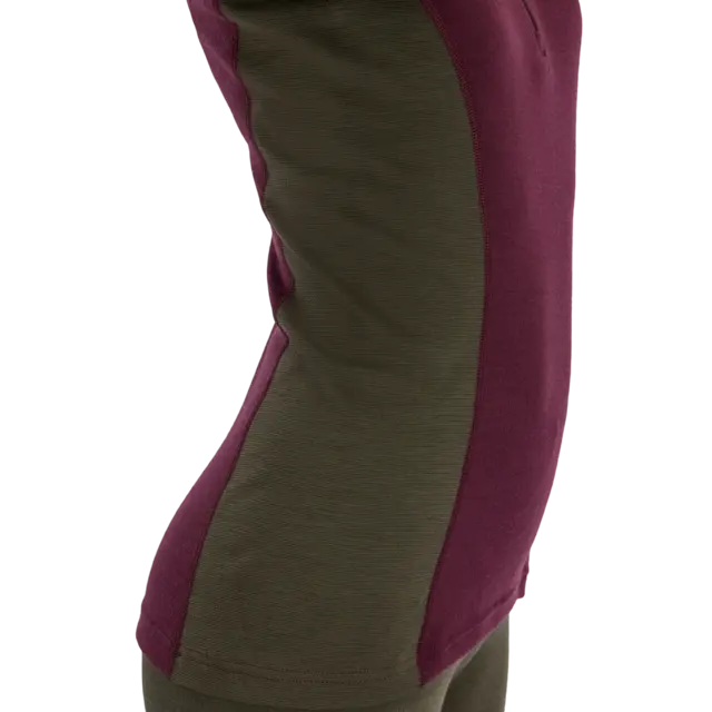 Aclima WarmWool Polo W's Fig/Tarmac/Nature S 