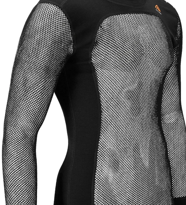 Aclima WoolNet Original Crewneck M's Jet Black M 