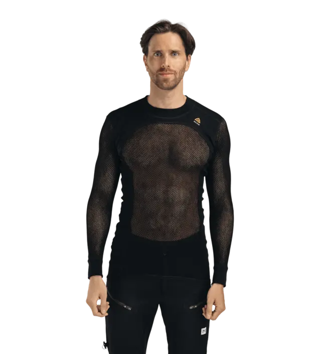 Aclima WoolNet Original Crewneck M's Jet Black M 