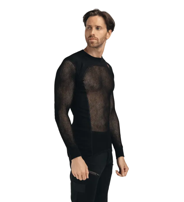 Aclima WoolNet Original Crewneck M's Jet Black M 