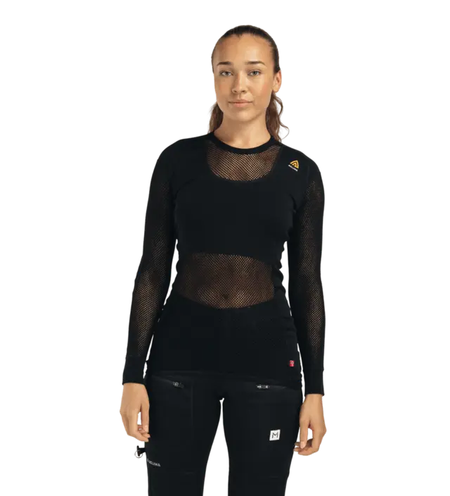 Aclima WoolNet Original Crewneck W's Jet Black S 