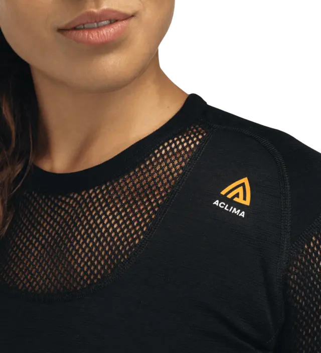 Aclima WoolNet Original Crewneck W's Jet Black S 