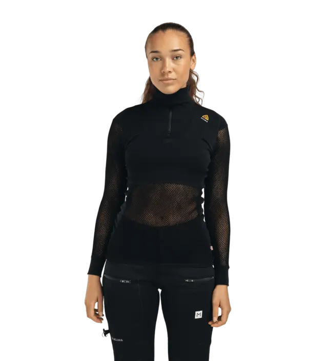 Aclima WoolNet Original Polo W's Jet Black S 