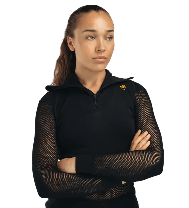 Aclima WoolNet Original Polo W's Jet Black S 