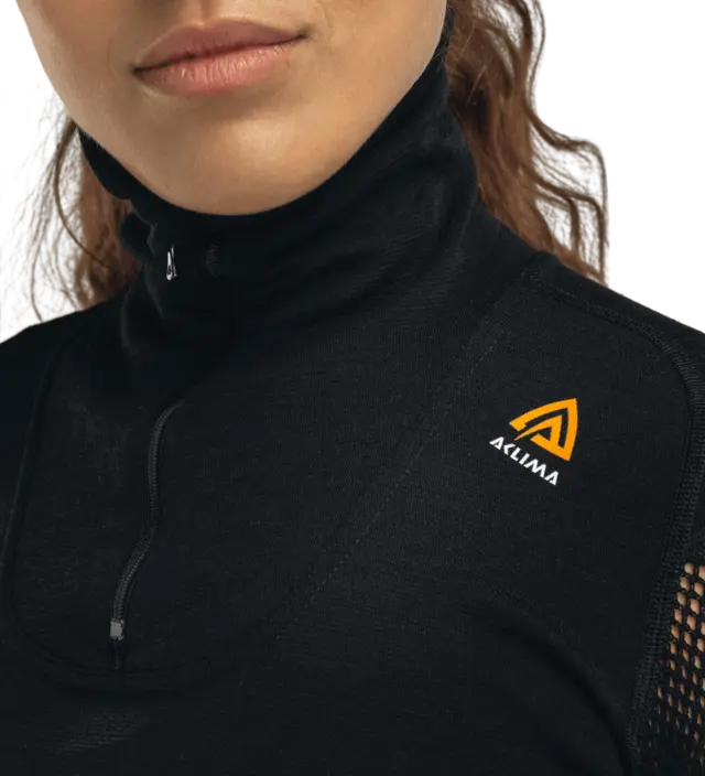 Aclima WoolNet Original Polo W's Jet Black S 