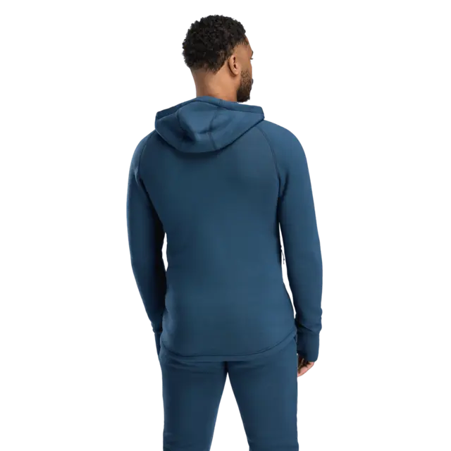 Aclima FleeceWool Hooded Jacket M's Midnight Navy L 
