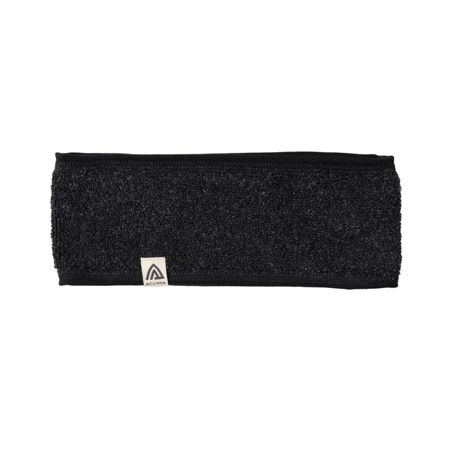 Aclima ReBorn Terry Headband U Dark Grey Melange Onesize 