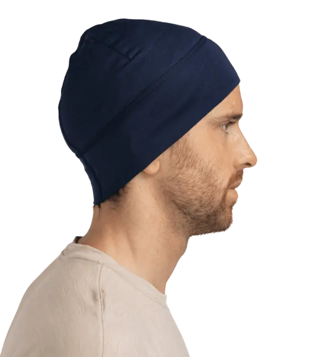 Aclima LightWool 140 beanie Navy Blazer Onesize 