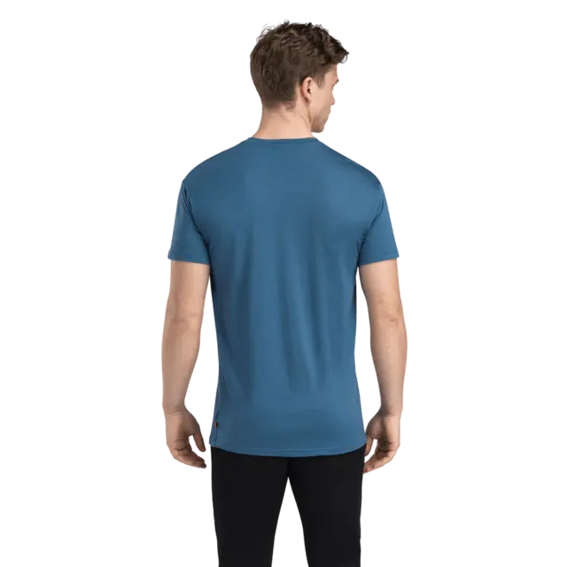 Aclima LightWool 140 Classic Tee M's Salmon Blue Fusion S 