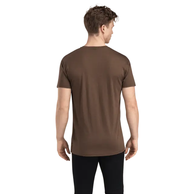 Aclima LightWool 140 Classic Tee M's Salmon Dark Earth S 