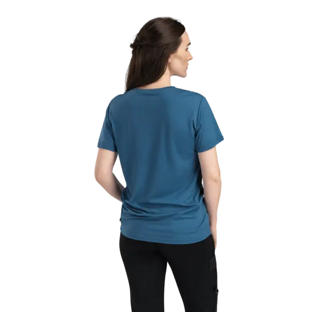 Aclima LightWool 140 Classic Tee W's Blue Fusion S 
