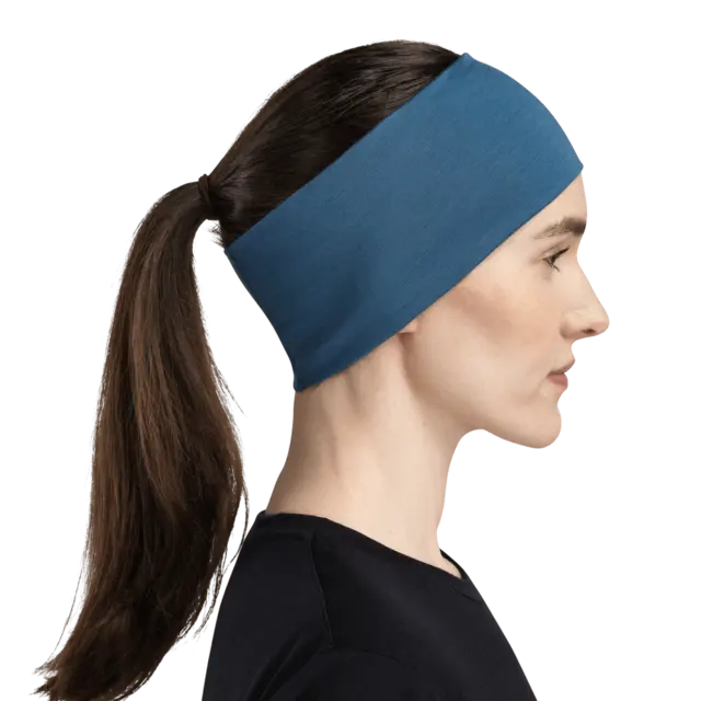 Aclima LightWool 140 headband Blue Fusion M 