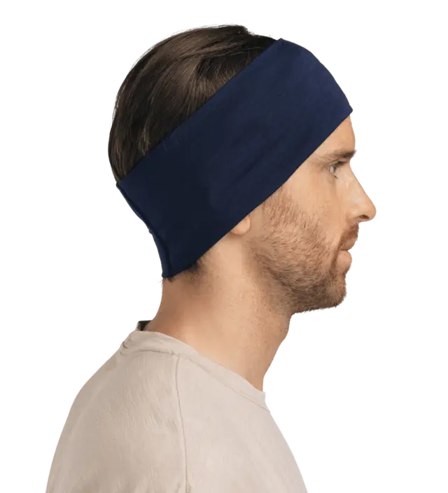 Aclima LightWool 140 headband Navy Blazer M 