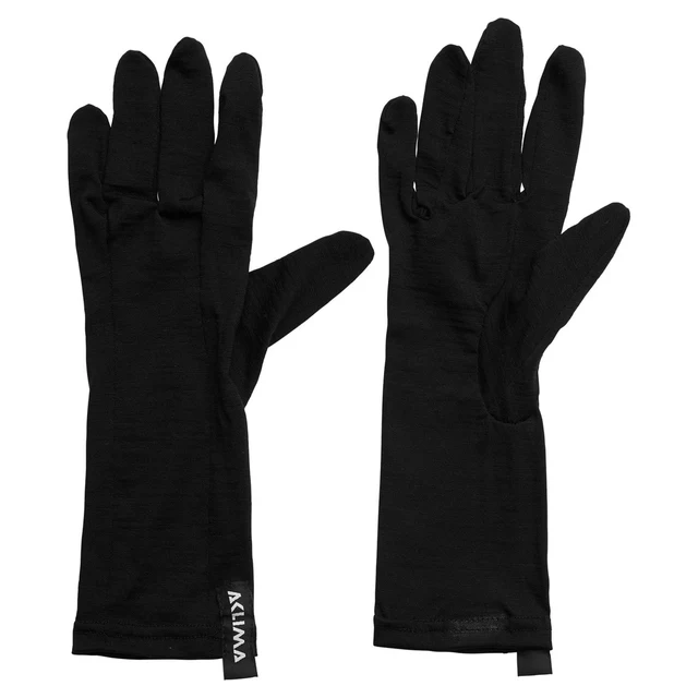 Aclima LightWool 140 liner gloves Jet Black S/7 