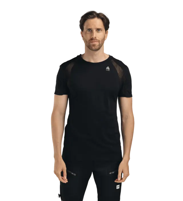 Aclima LightWool 140 Sports T-shirt M's Jet Black M 