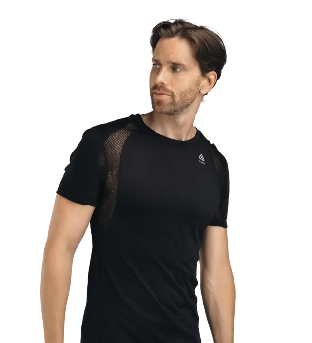 Aclima LightWool 140 Sports T-shirt M's Jet Black M 