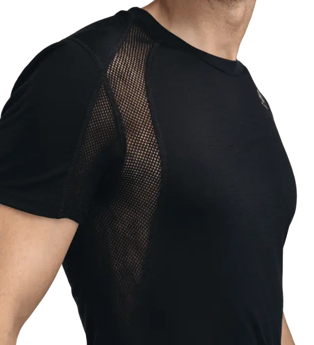 Aclima LightWool 140 Sports T-shirt M's Jet Black M 