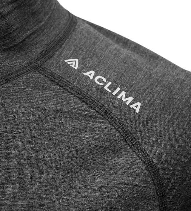Aclima LightWool 180 Polo w/ zip W's Marengo S 