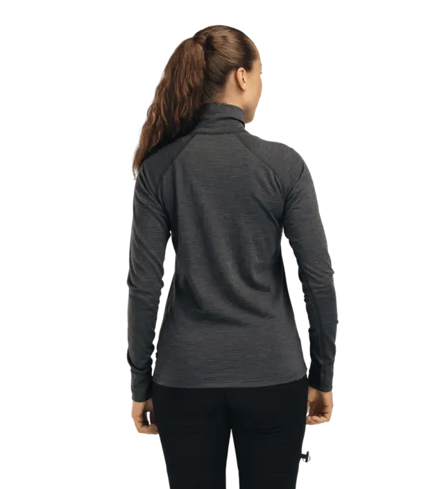 Aclima LightWool 180 Polo w/ zip W's Marengo S 