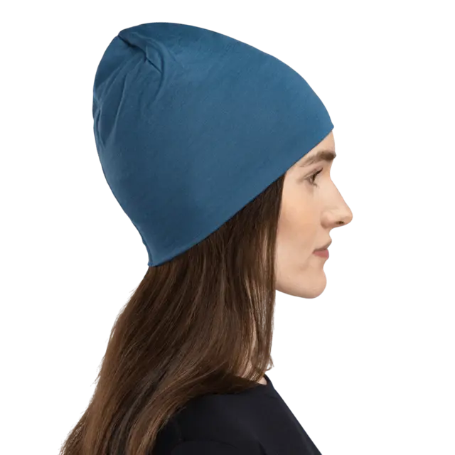 Aclima LightWool 140 relaxed beanie Blue Fusion Onesize 