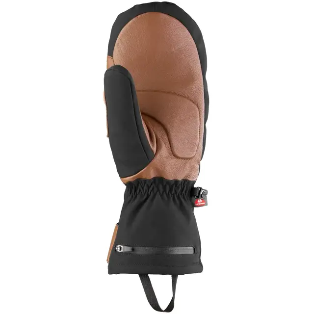 HeatX Heated Outdoor Mittens Brown/Black M 