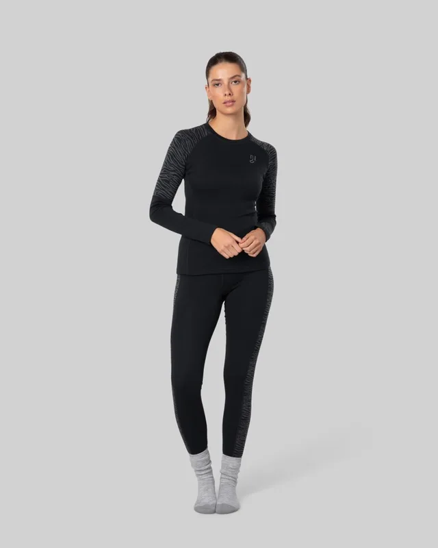 Johaug Elevate Wool Half Zip Sort S 