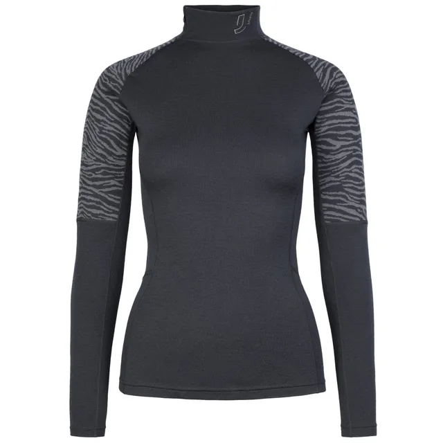 Johaug Elevate Wool Half Zip Sort S 